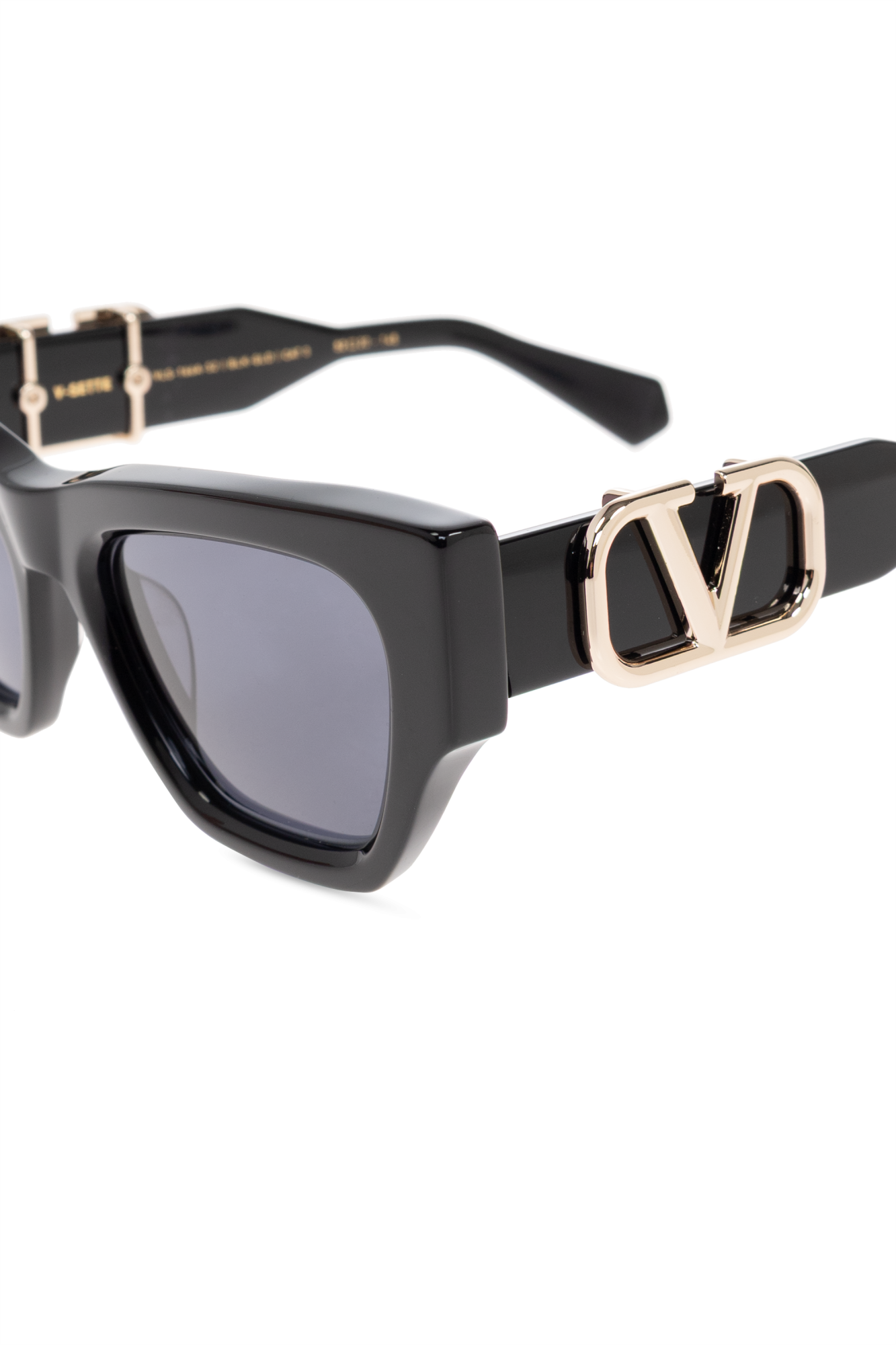 サングラス VALENTINO Woman Sunglasses Ivory VLS-176A BLK-GLD Valentino Sunglasses – Lexor Miami